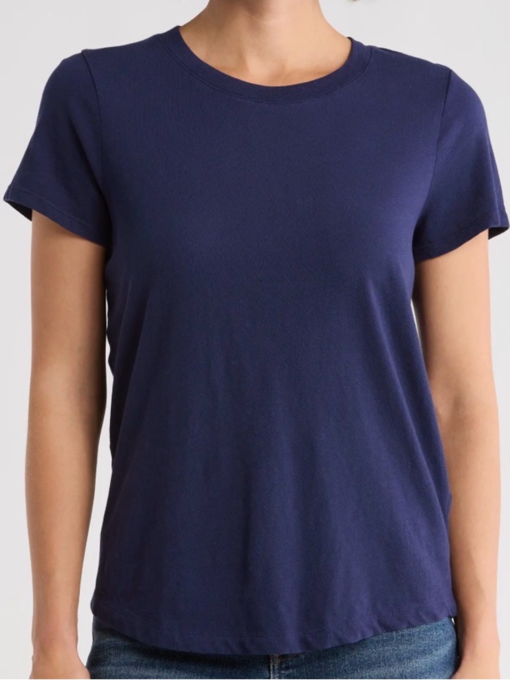 Madewell Vintage Crewneck Cotton T-Shirt - Navy
